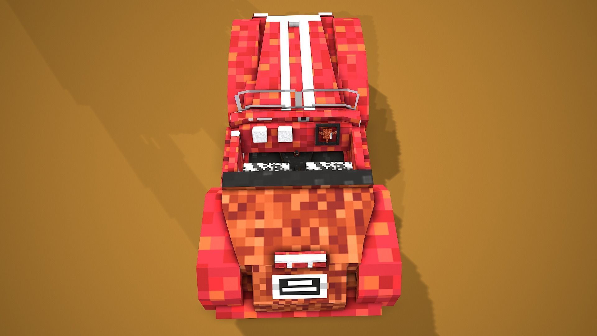 Toy Racing Car Low-poly 3D model_5