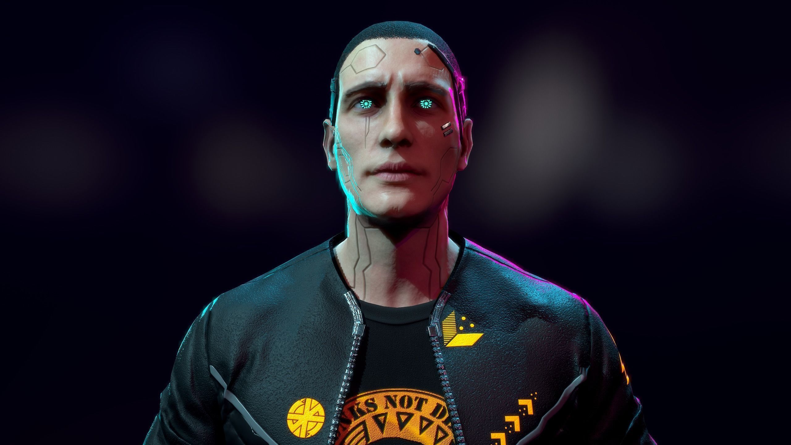 Cyberpunk Detective Low-poly 3D model_14