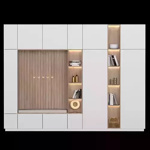 hallway furniture 001 3D model