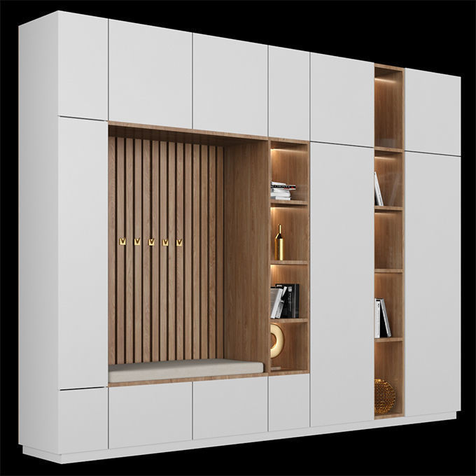 hallway furniture 001 3D model_1
