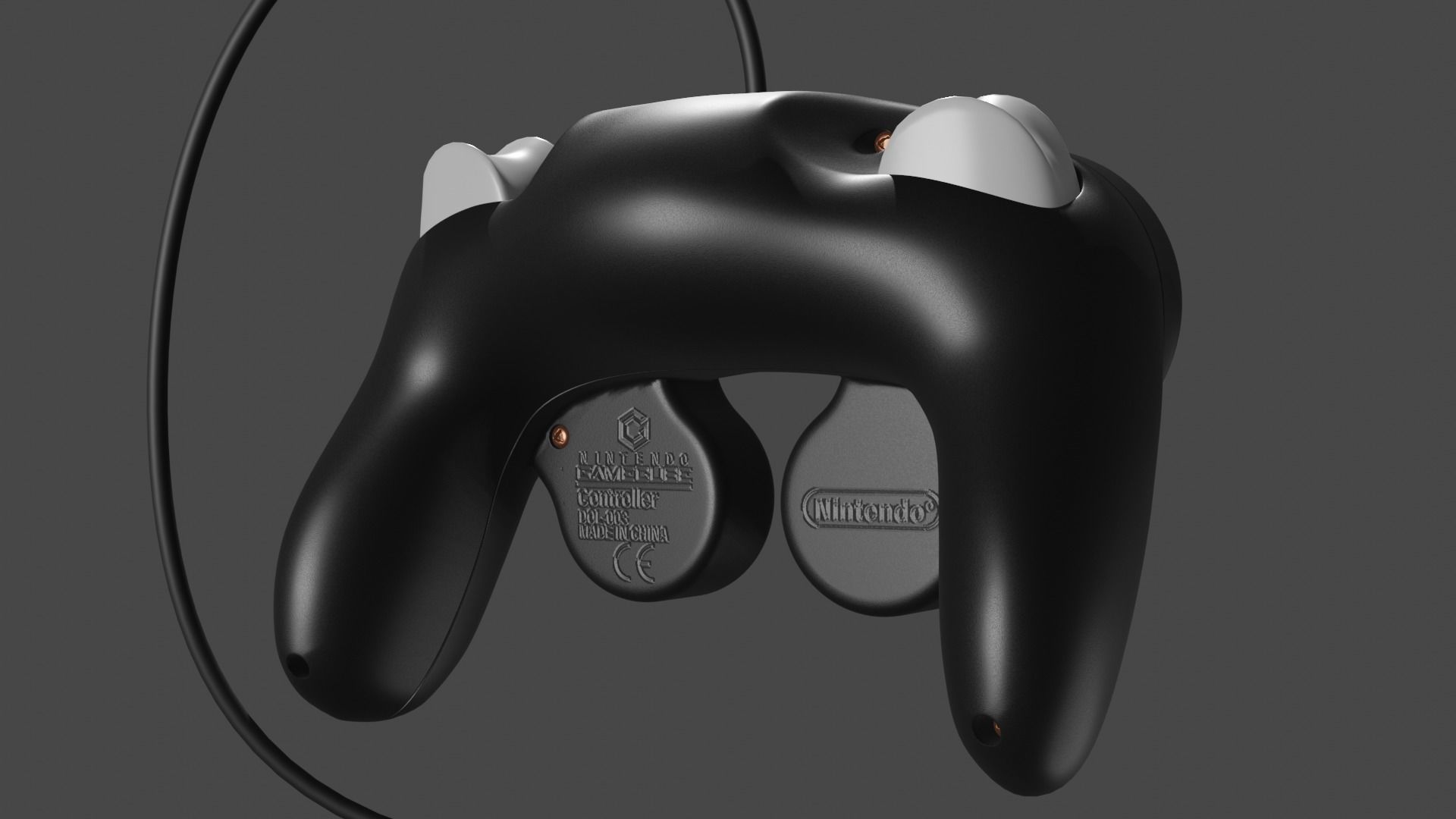 Nintendo GameCube Controller Low-poly 3D model_3