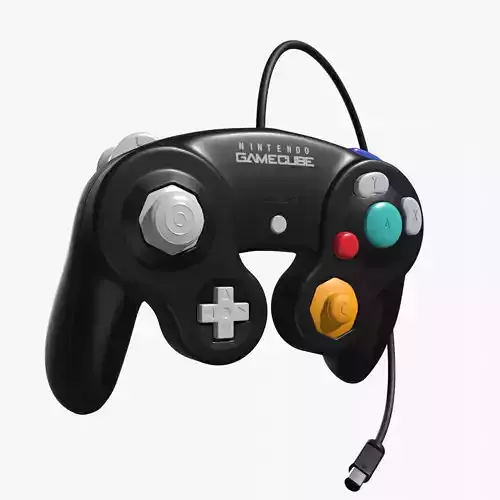 Nintendo GameCube Controller Low-poly 3D model