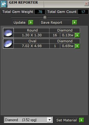 Bright blue stone diamond ring 3137 3D print model 3D print model_8