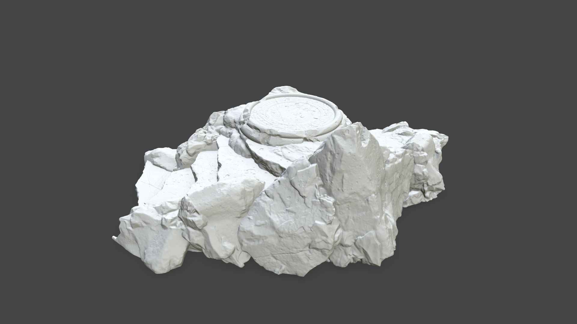 Printable Ladder Ruin 3D print model_4