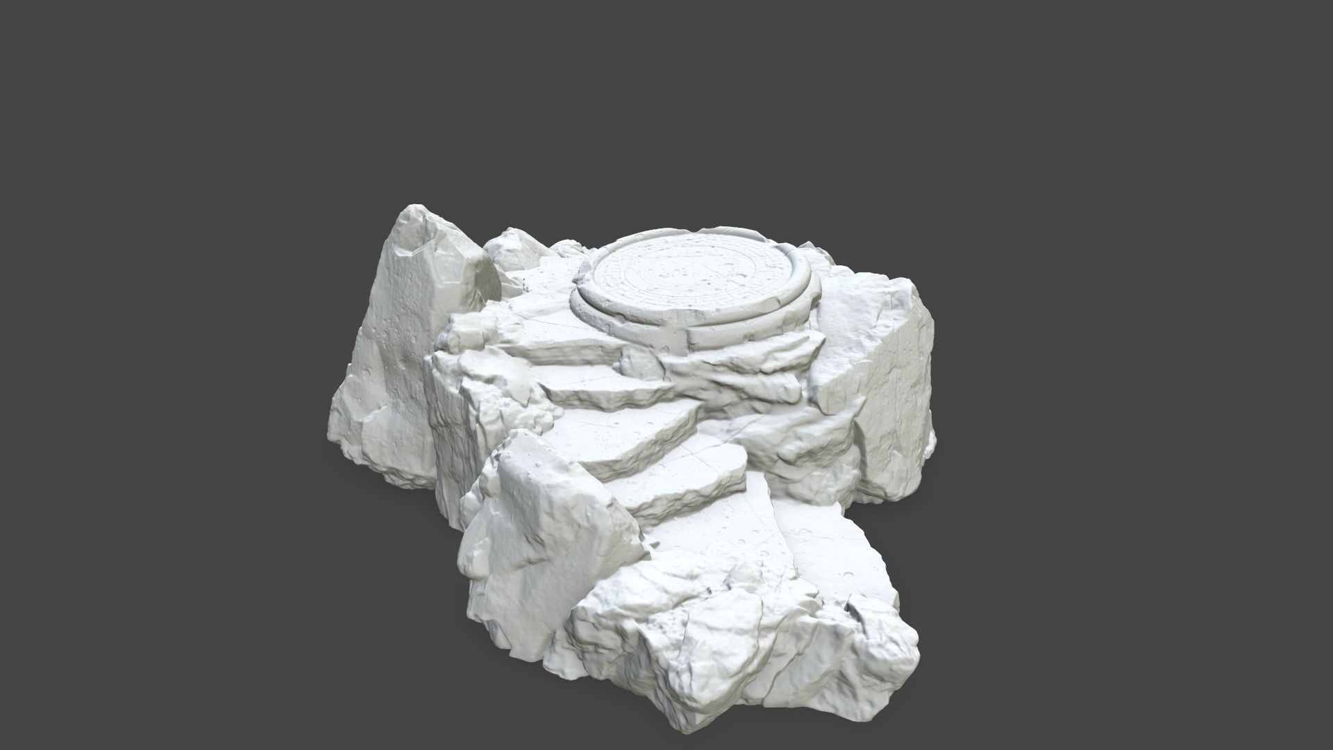 Printable Ladder Ruin 3D print model_2