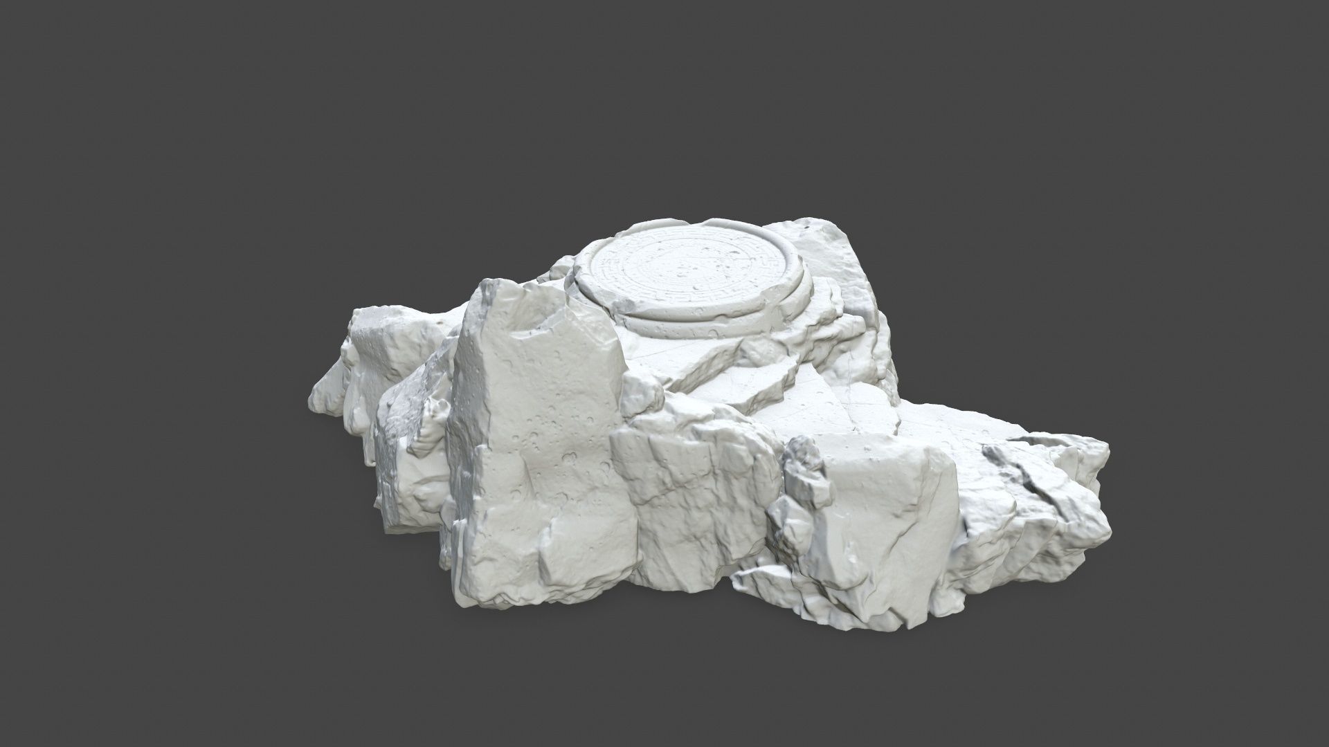 Printable Ladder Ruin 3D print model_3