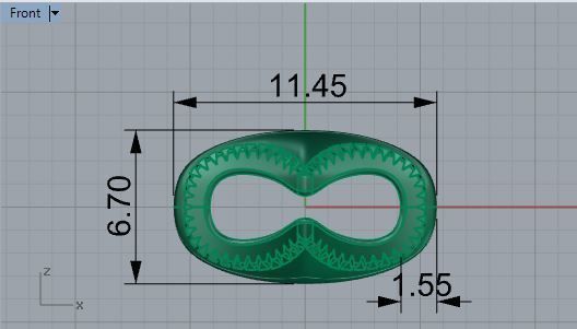 Nice bracelet 3139 3D print model 3D print model_5