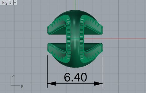 Nice bracelet 3139 3D print model 3D print model_6