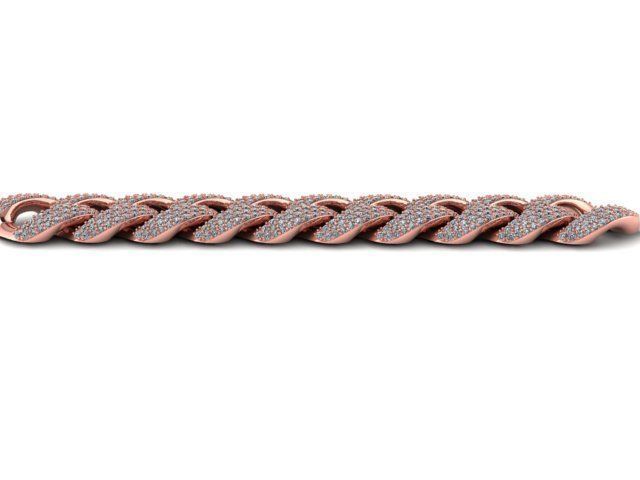 Cuban link 3D model_2