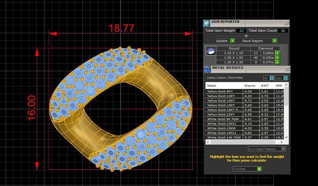 Cuban link 3D model_4