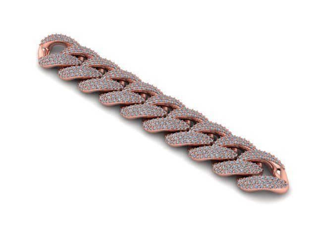 Cuban link 3D model_1