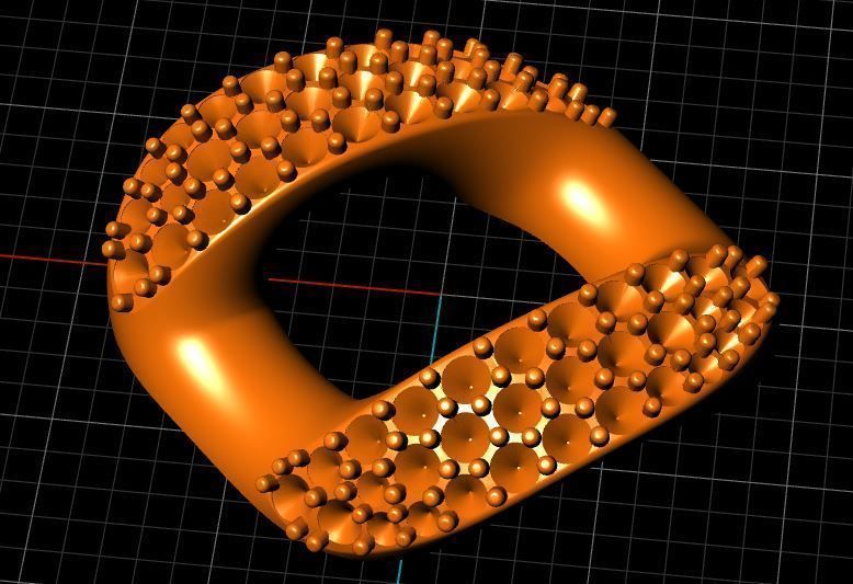 Cuban link 3D model_5