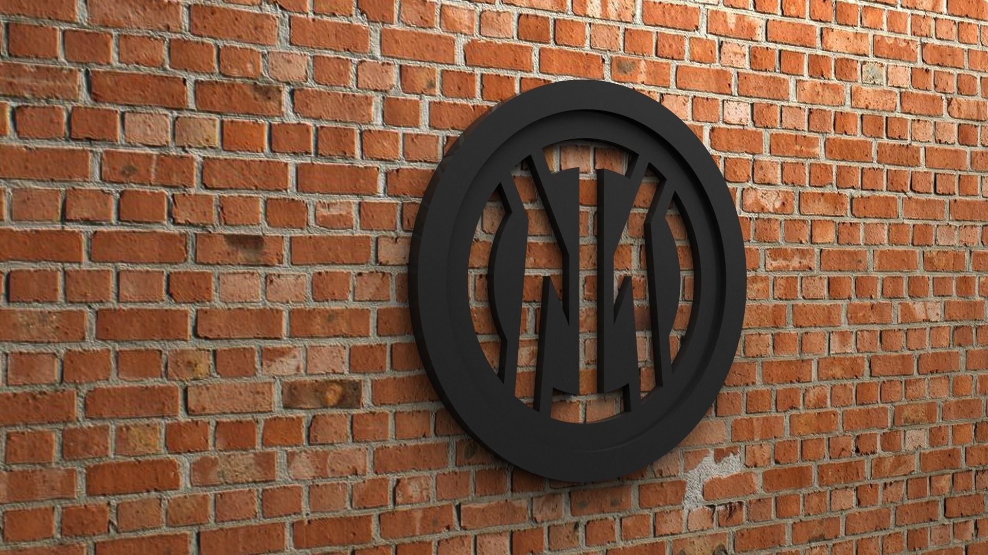 Inter Milan New Logo 3D print model_1