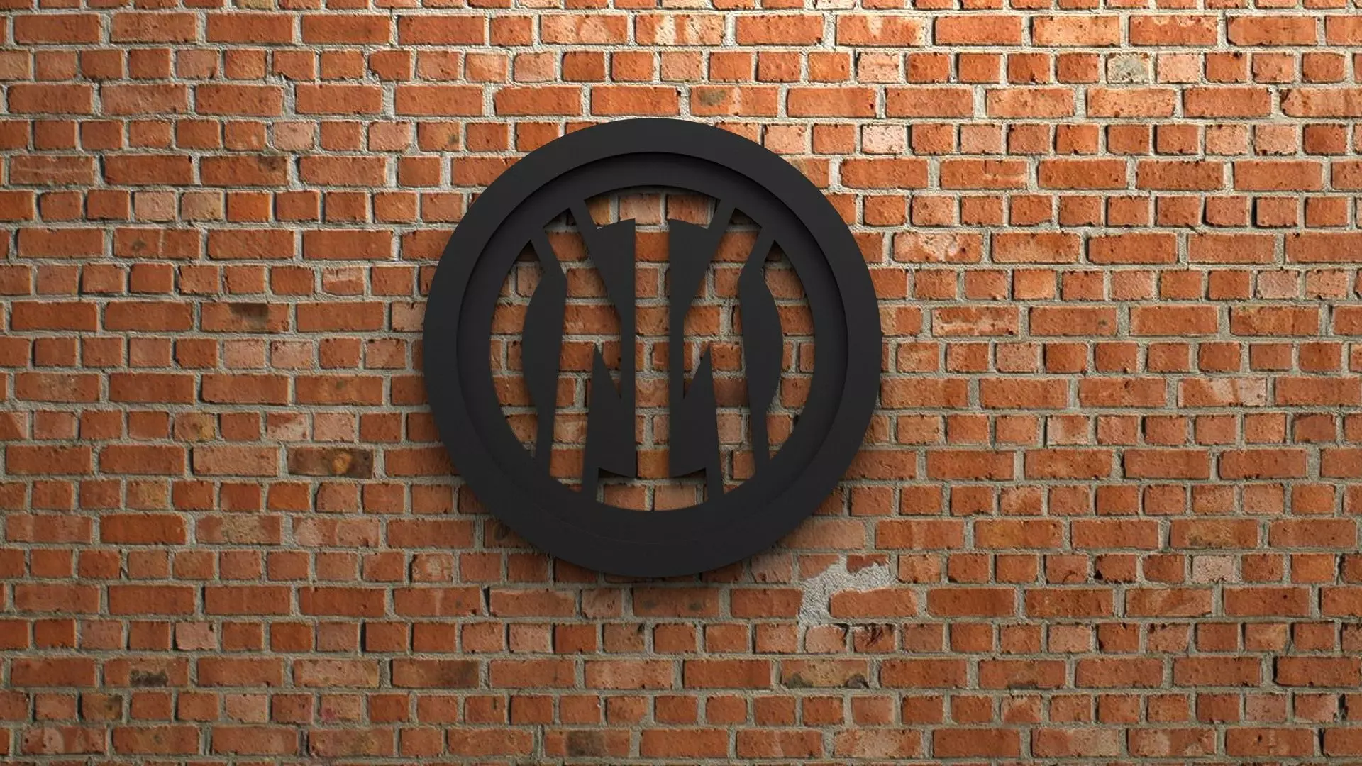 Inter Milan New Logo 3D print model_0