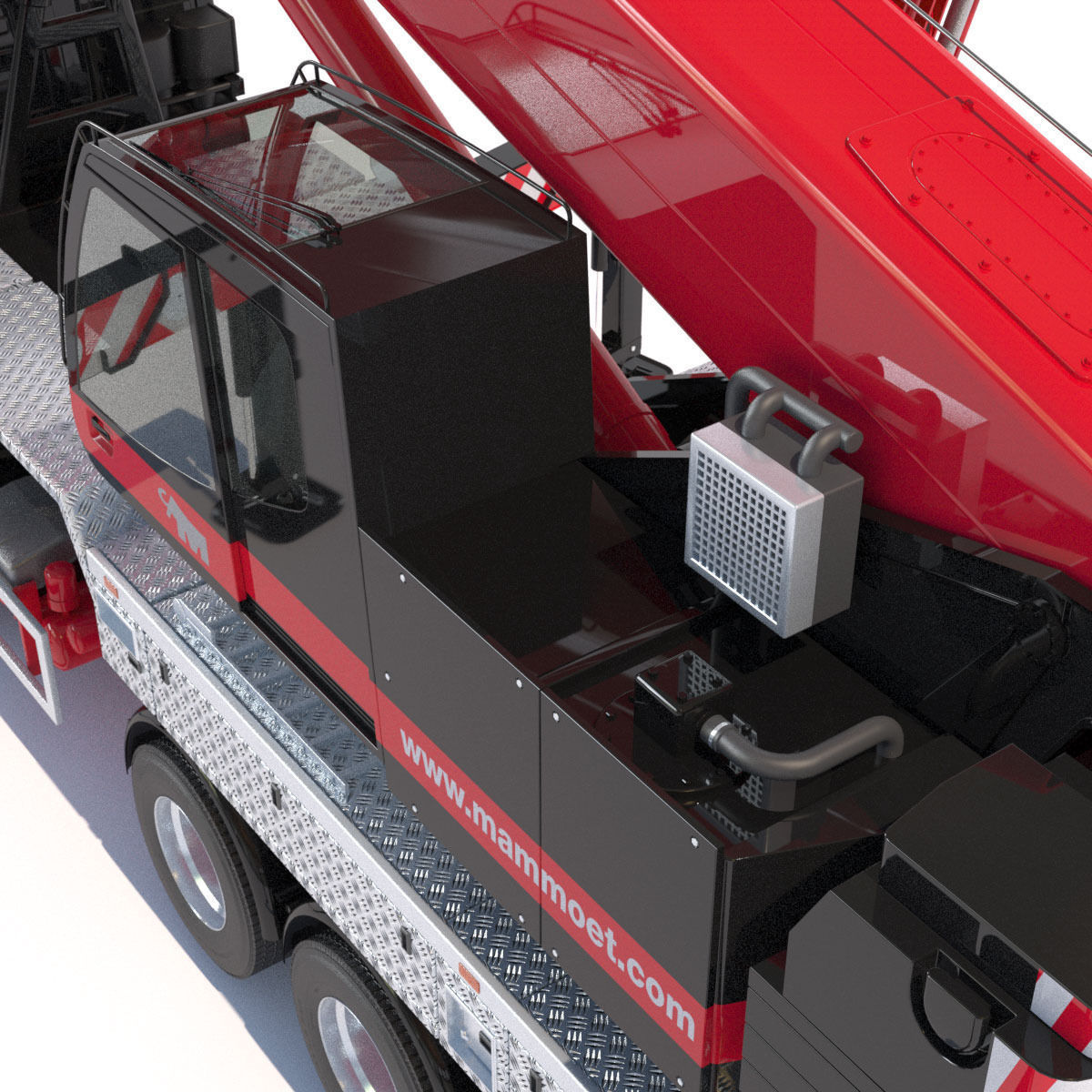 Mobile crane Mercedes Actros HK70 3D model_15