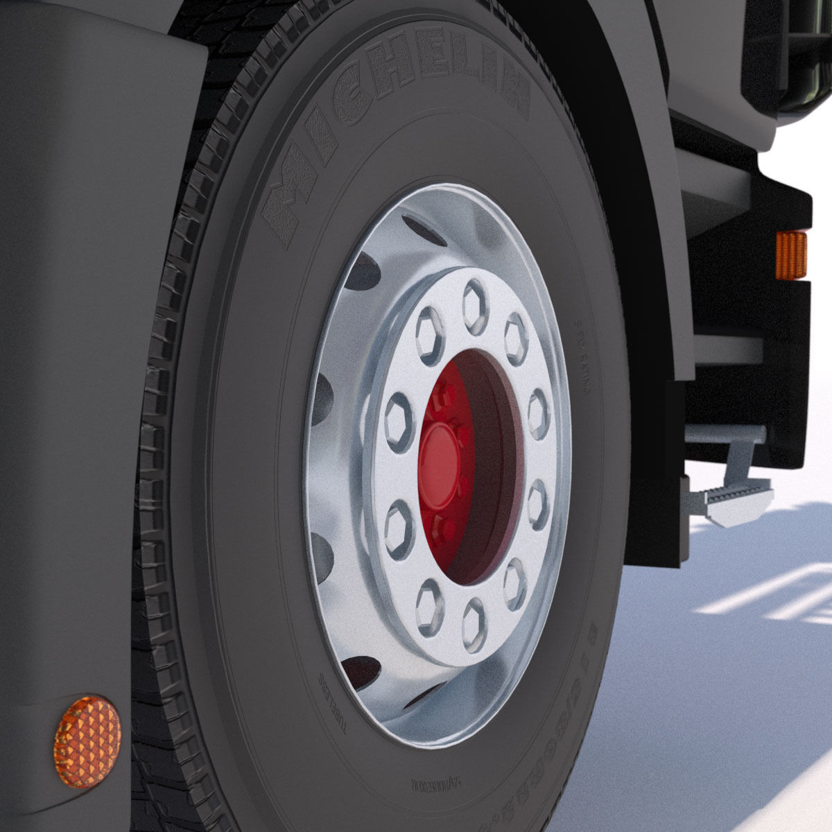 Mobile crane Mercedes Actros HK70 3D model_20