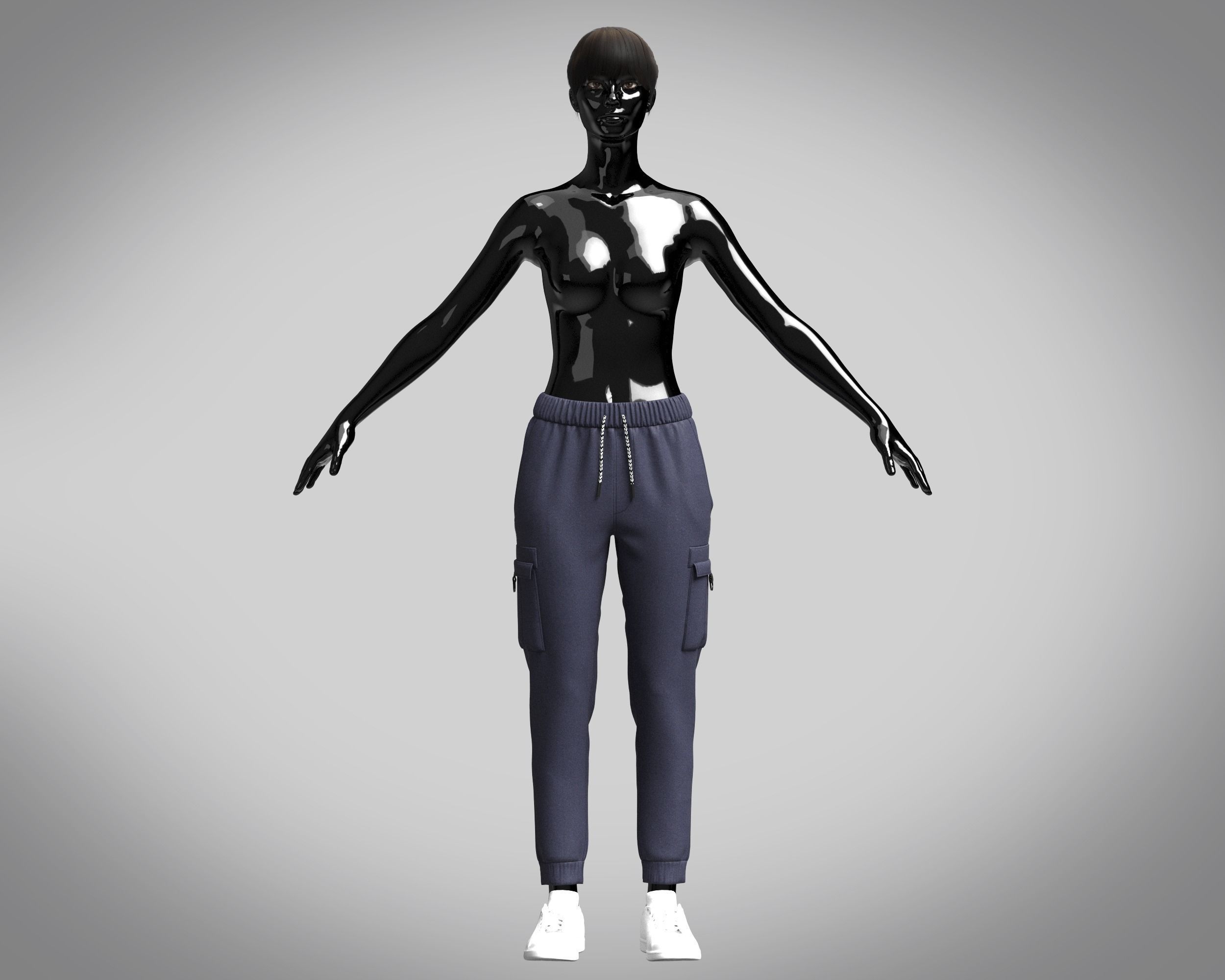 Ladies Pocket Jogger 3D model_6