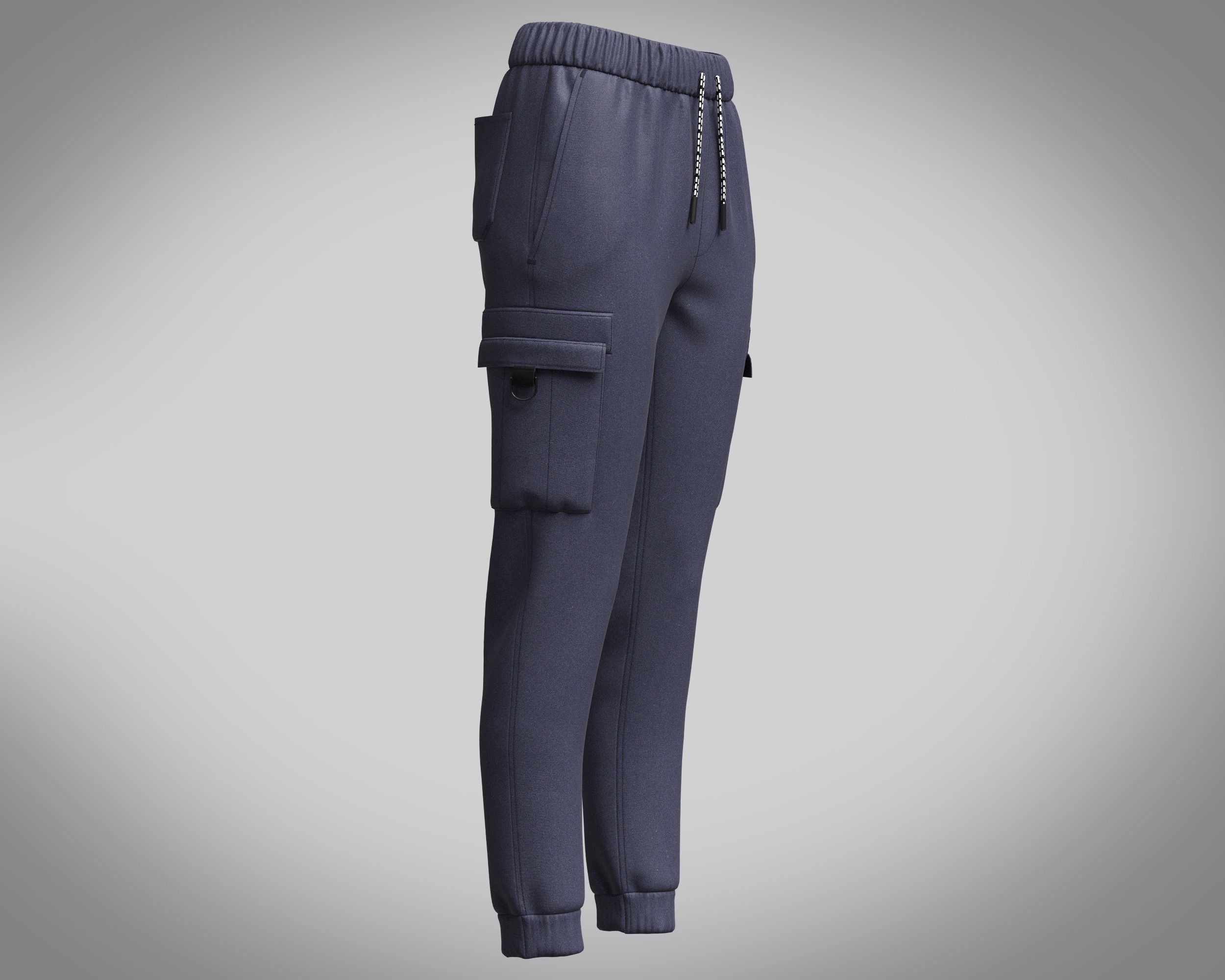 Ladies Pocket Jogger 3D model_1