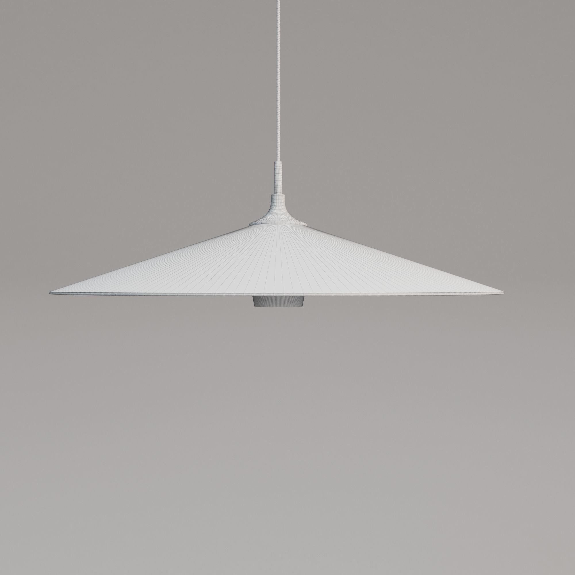 Pendant light Low-poly 3D model_4