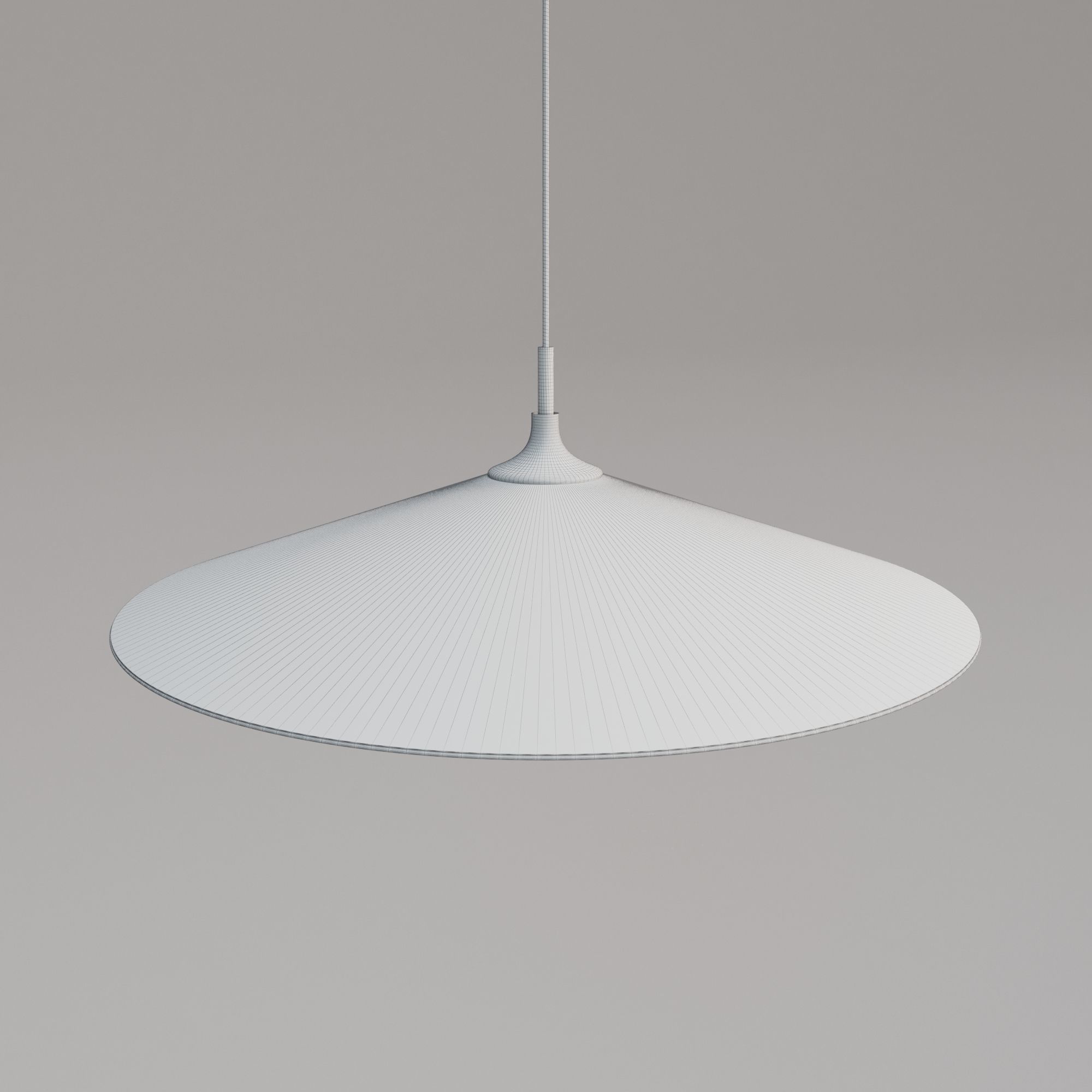 Pendant light Low-poly 3D model_7