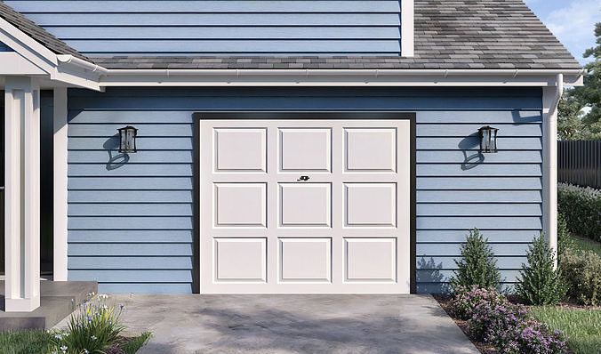 Garage Door 04 3D model