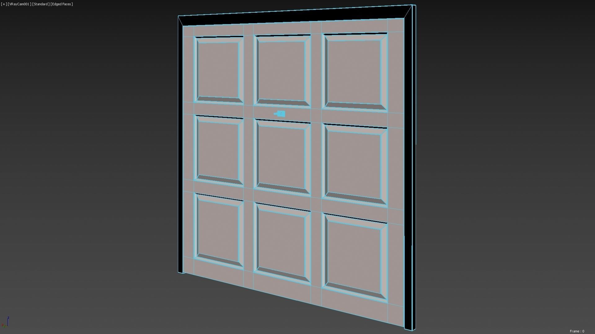 Garage Door 04 3D model_3