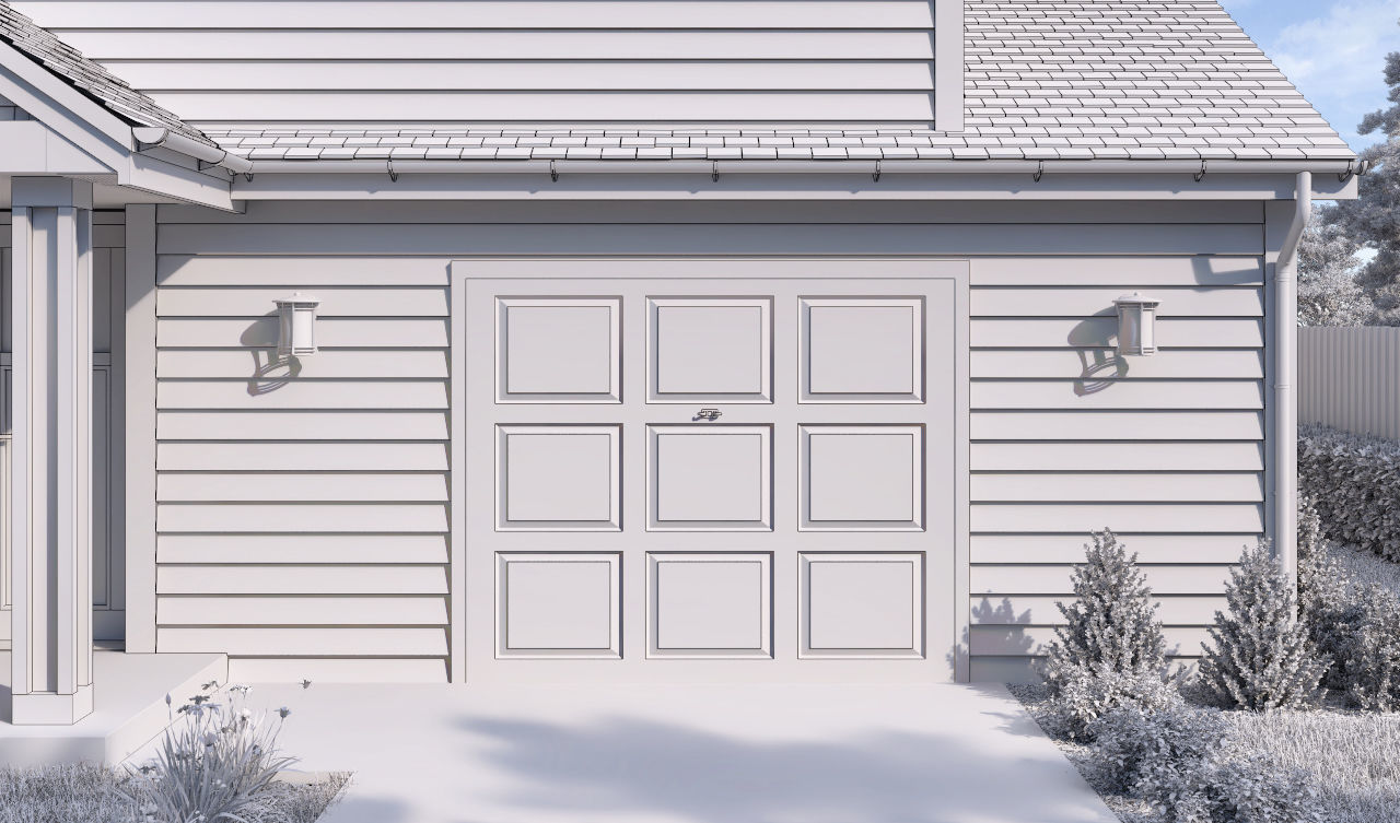Garage Door 04 3D model_1