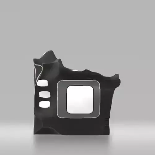 BLACK AND WHITE BALLOON ARMCHAIR 