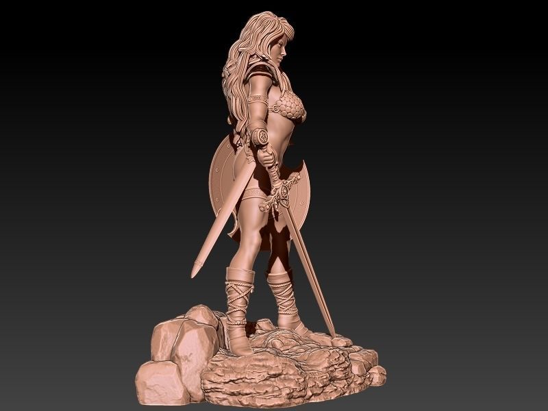 Red Sonja 3D print model_10