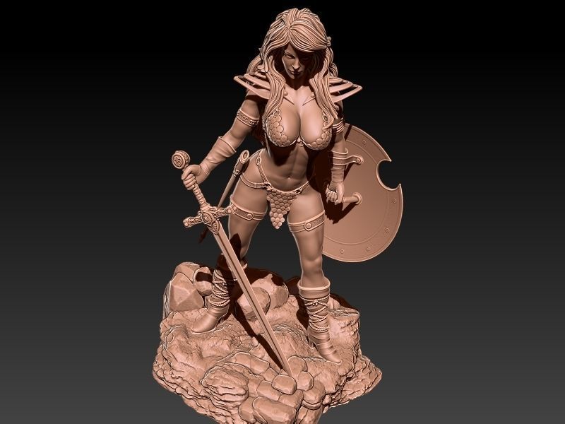 Red Sonja 3D print model_15