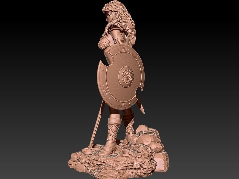 Red Sonja 3D print model_7