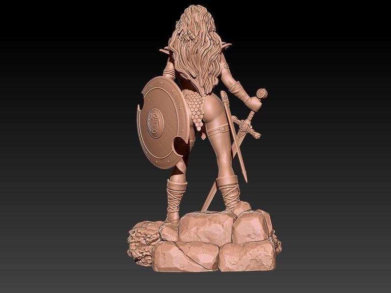 Red Sonja 3D print model_8