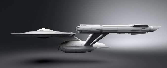 SNW Discovery Enterprise Scale model 3D print model 2