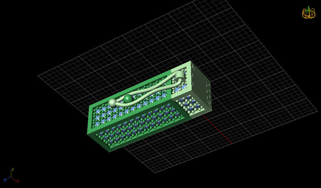square shaped clasp 3D print model_4