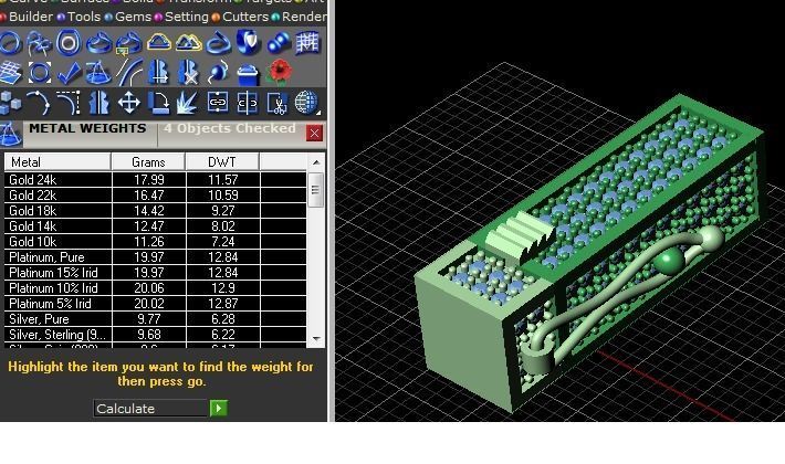 square shaped clasp 3D print model_7