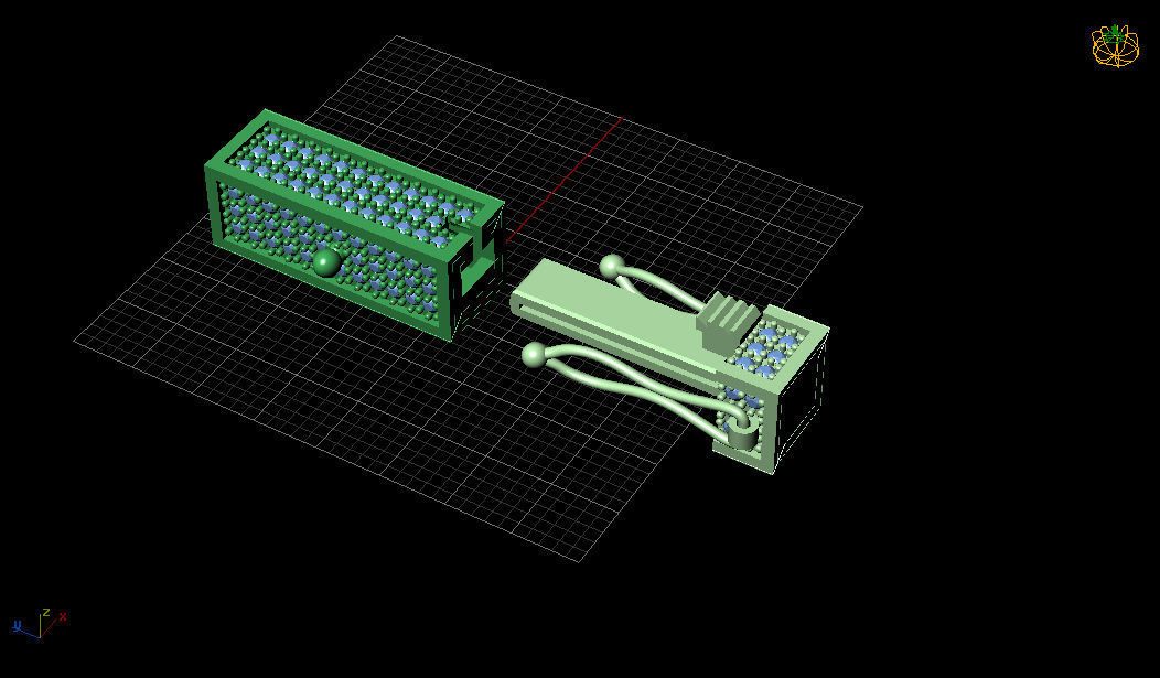 square shaped clasp 3D print model_5