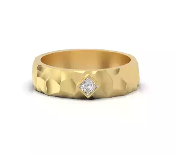 221031 R stamping ring with quad gem 3x3 3D print model