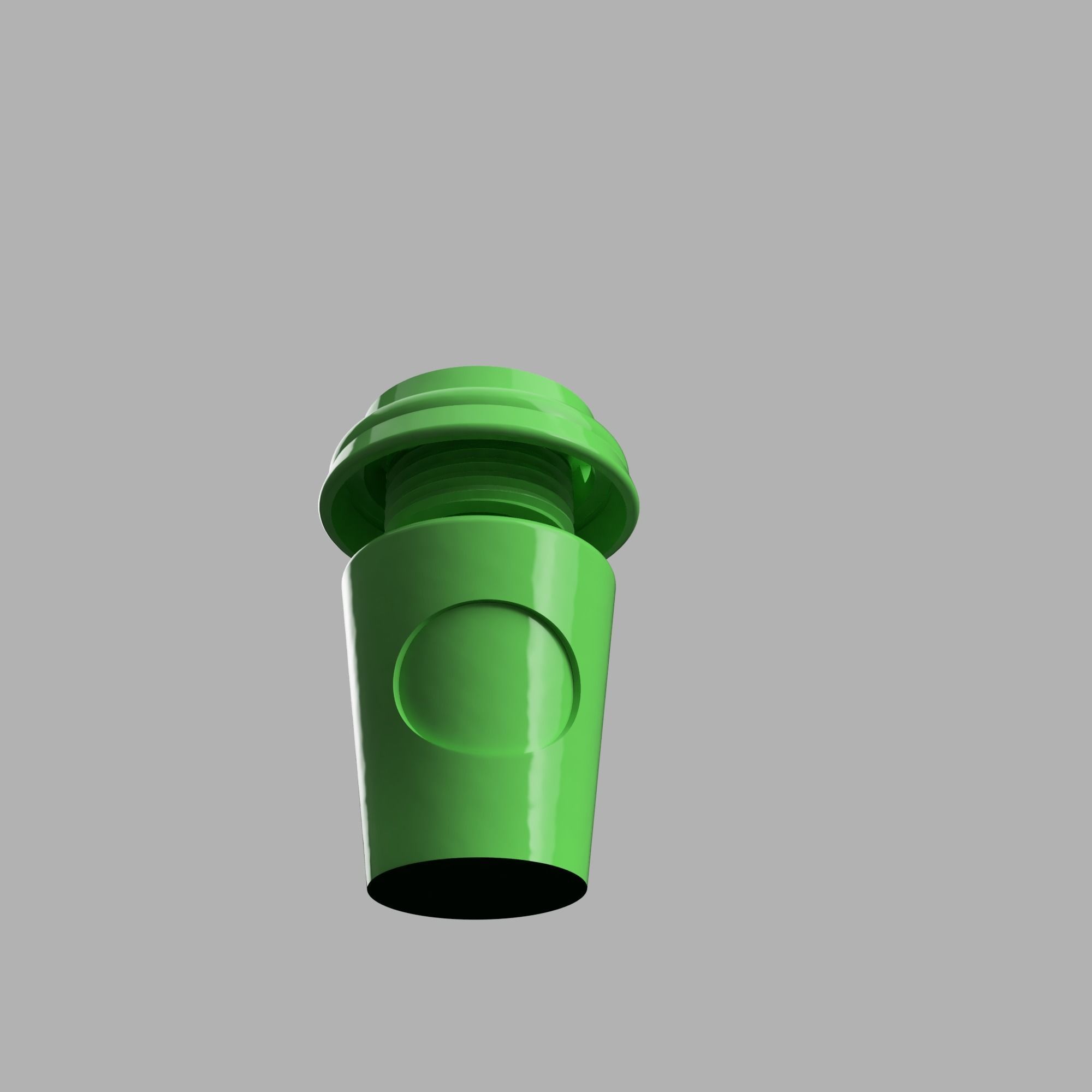 Coffee Cup Pill Box Keychain 3D print model_4