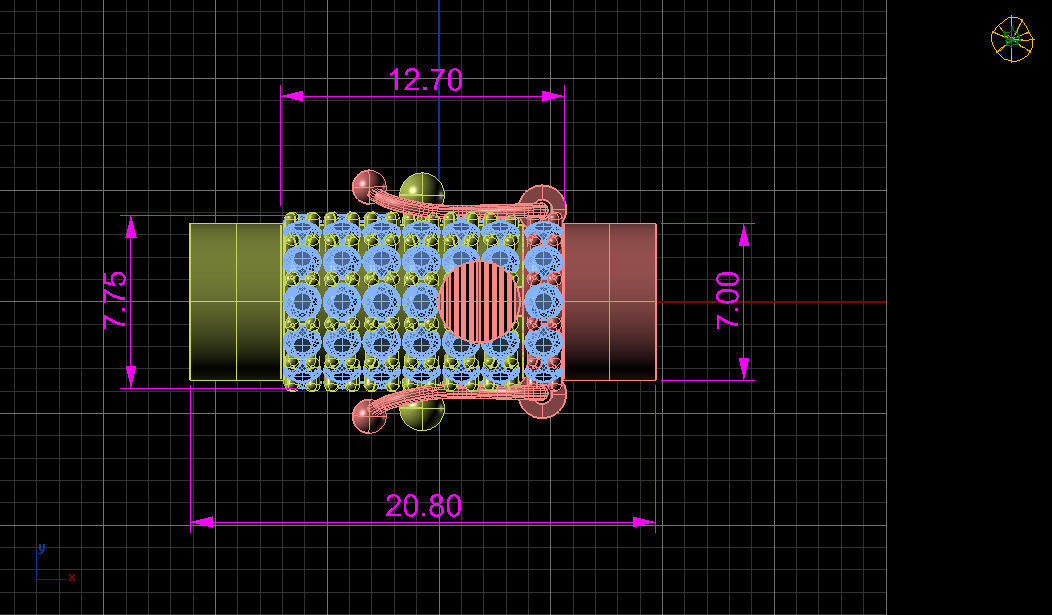 round shaped clasp 3D print model_2