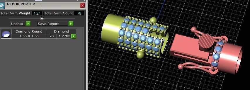 round shaped clasp 3D print model_4