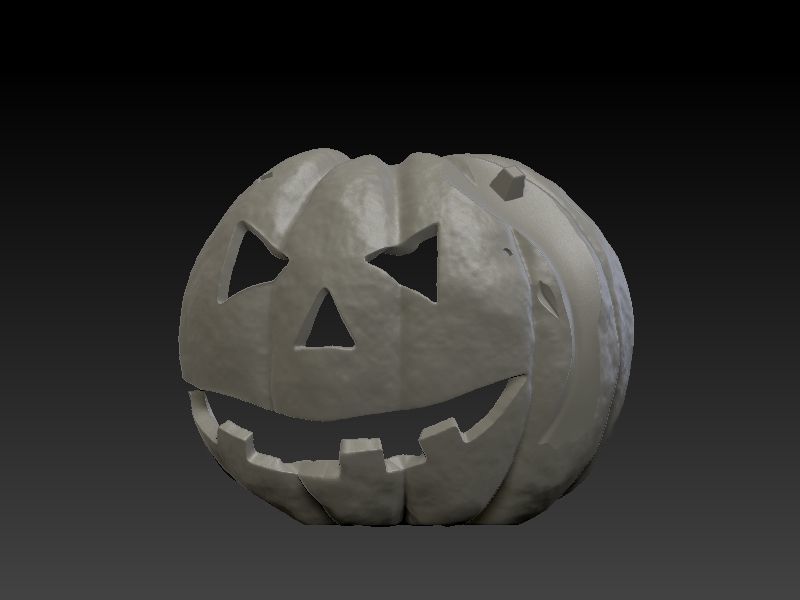 Elvira on Pumpkin 3D print model_13