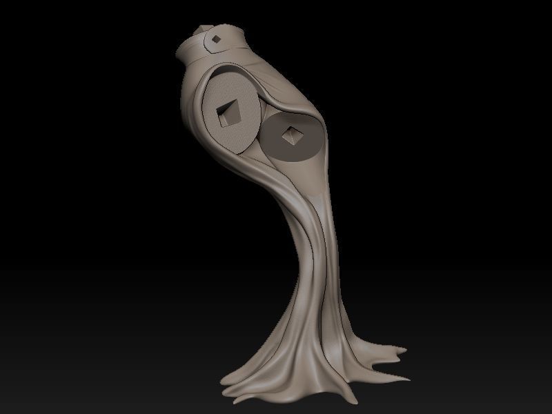 Elvira on Pumpkin 3D print model_7