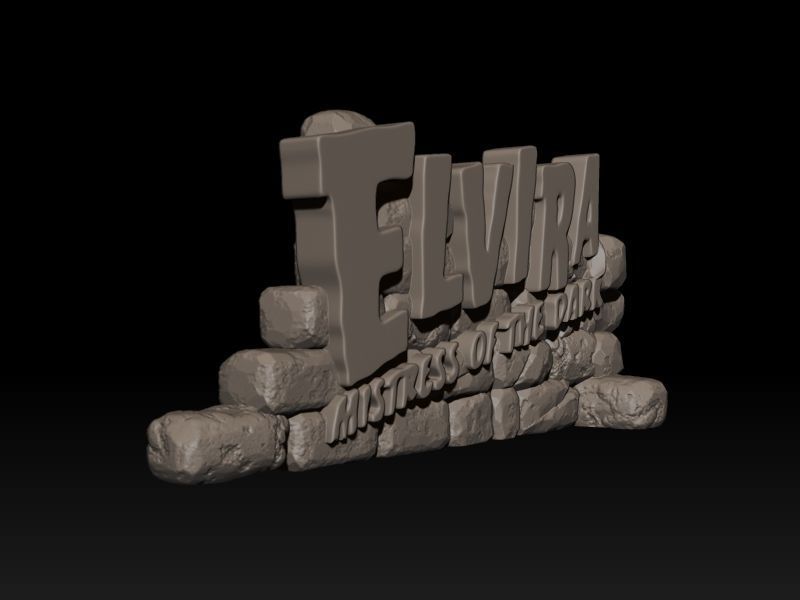 Elvira on Pumpkin 3D print model_32