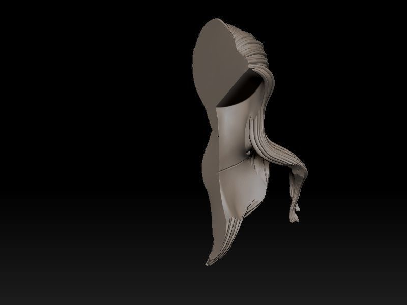 Elvira on Pumpkin 3D print model_9