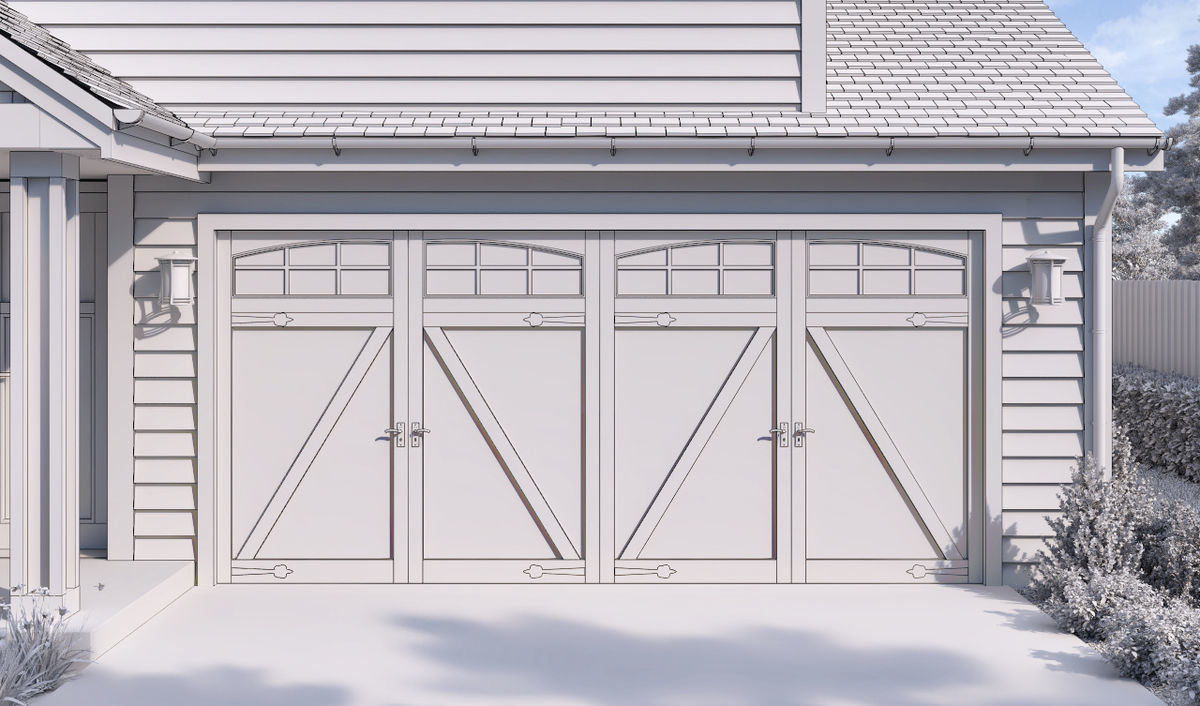 Garage Door 12 3D model_1