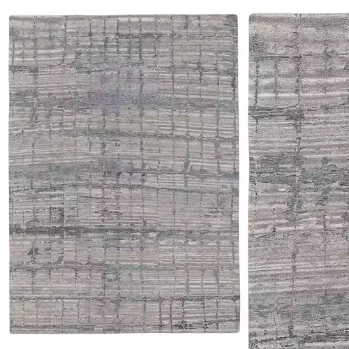 LOKESH HAND-KNOTTED WOOL SILK RUG