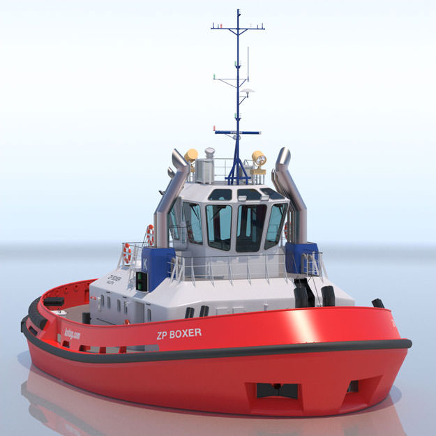 ATD Tug ZP BOXER 3D model_3
