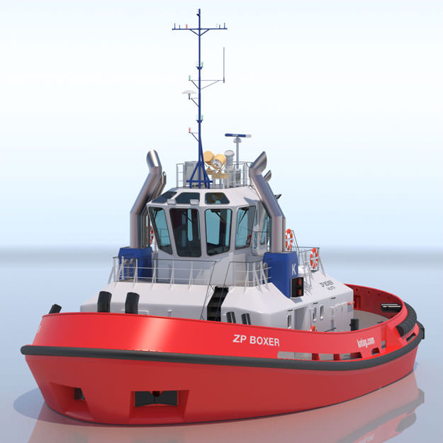 ATD Tug ZP BOXER 3D model_2