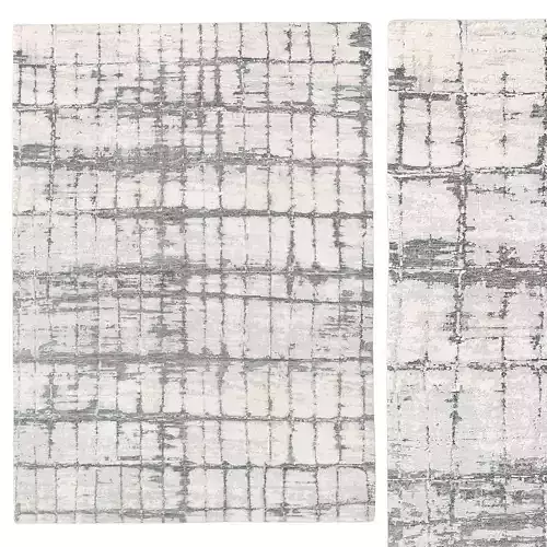 LOKESH HAND-KNOTTED WOOL SILK RUG W