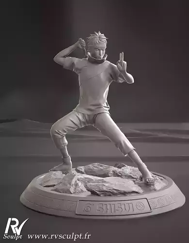 Shisui naruto statue